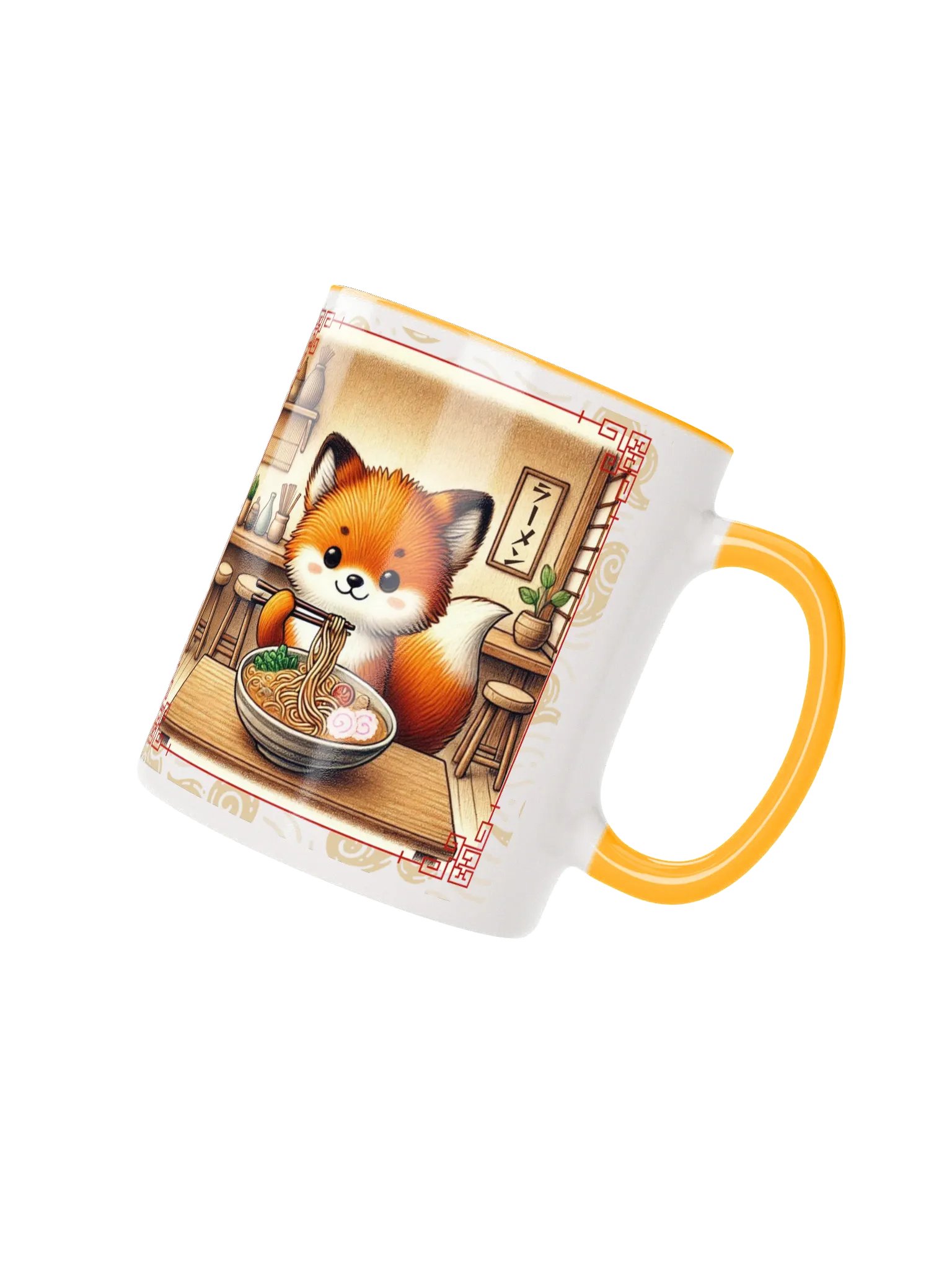 Cozy Ramen Fox Ceramic Mug product image (4)