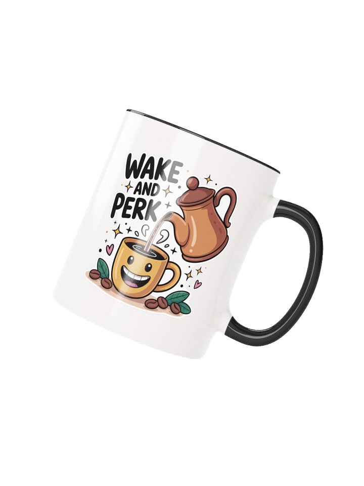 Wake and Perk Coffee Mug- with Color Inside product image (2)