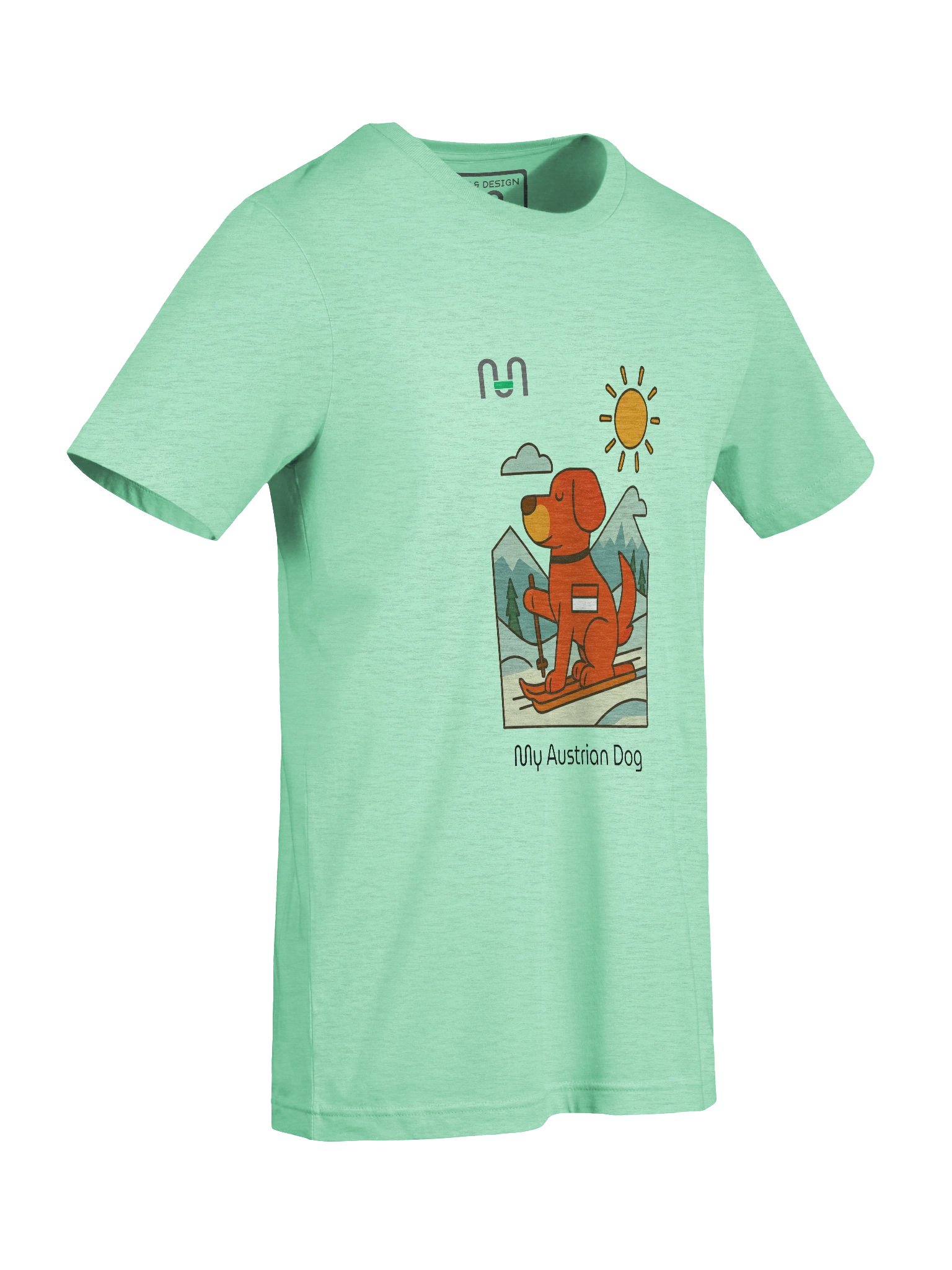 Alpine Pup – Austrian Ski Adventure Tee – M Style - M-Art & Design product image (69)