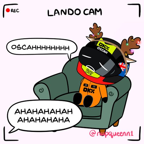 reindeer ears ❌ elf costume 🆗✅

#f1fanart #landoscar #xmas #christmas