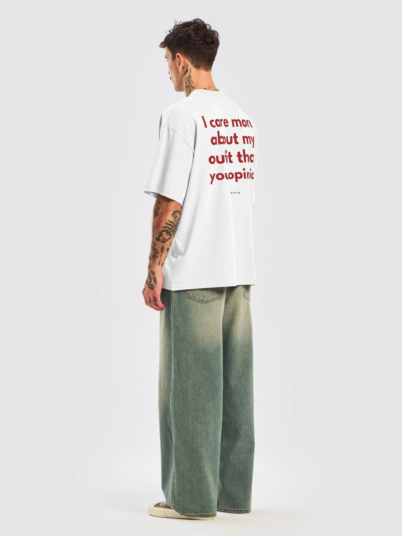 I Care More About My Outfit — Oversized Tee product image (4)