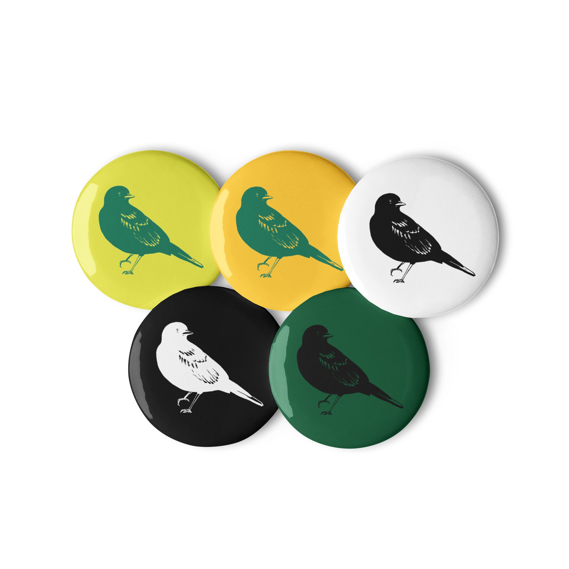 The Wandering Nightingale Pin Collection - Pin Buttons Set product image (7)