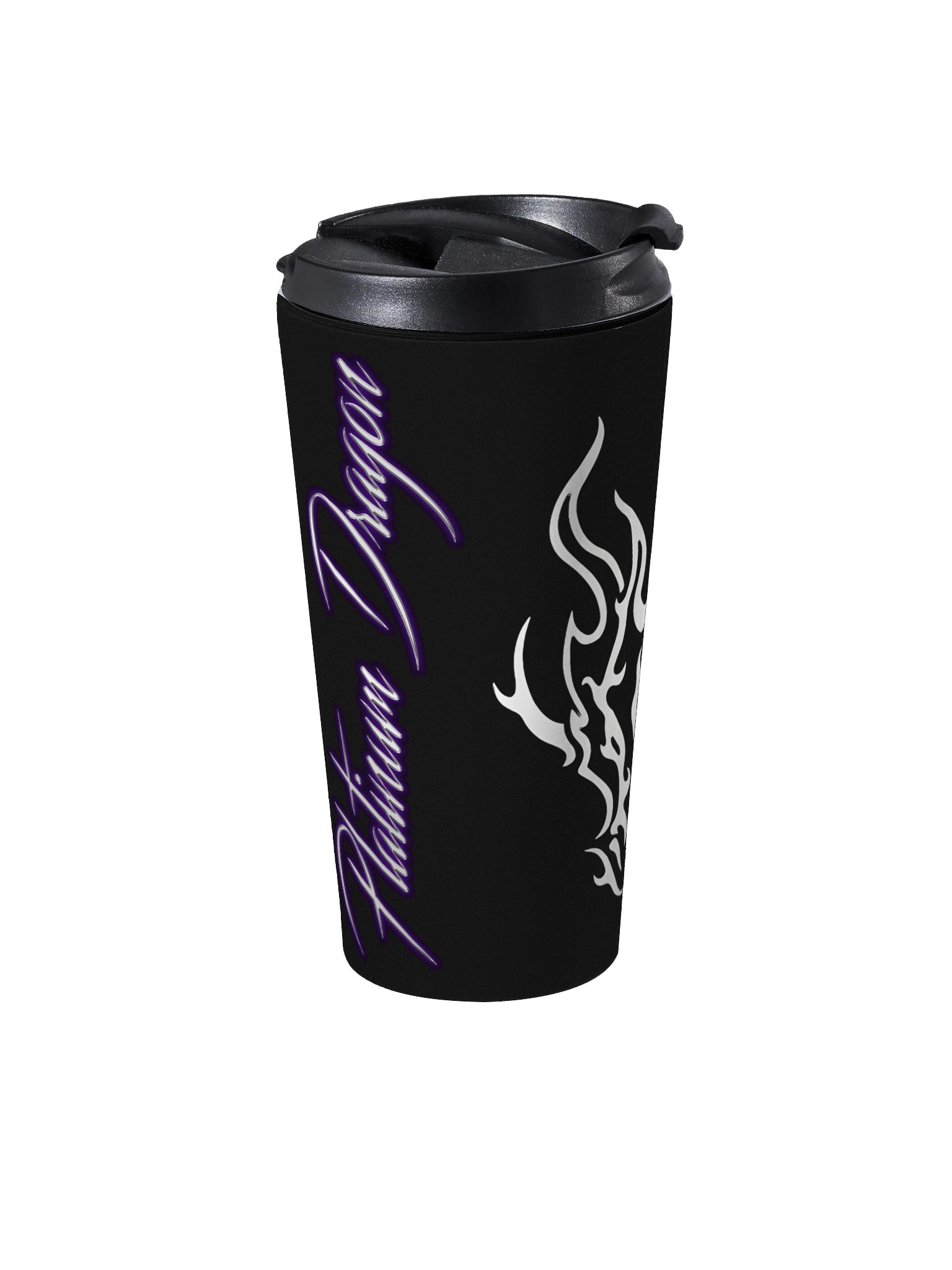 Classic Platinum Dragon Travel Mug product image (2)