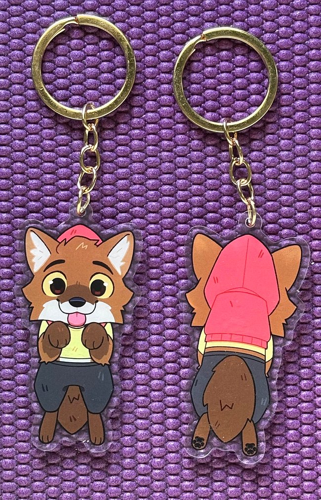 Custom Clear Lag Acrylic Keychain