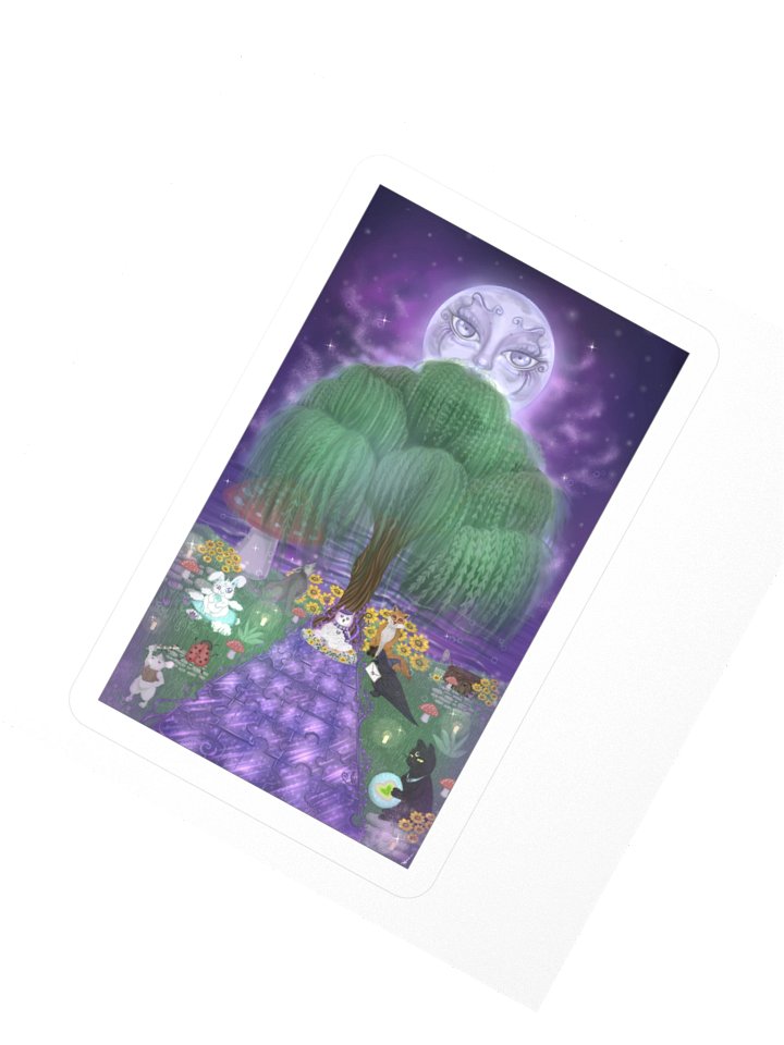 Midnight Willow Garden Sticker product image (6)