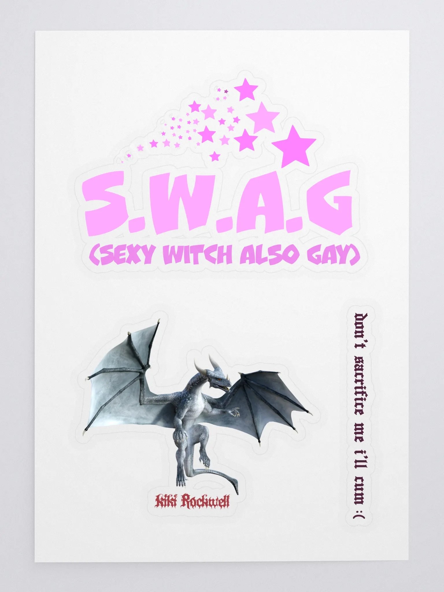 'S.W.A.G. and Dragon' Stickers product image (1)