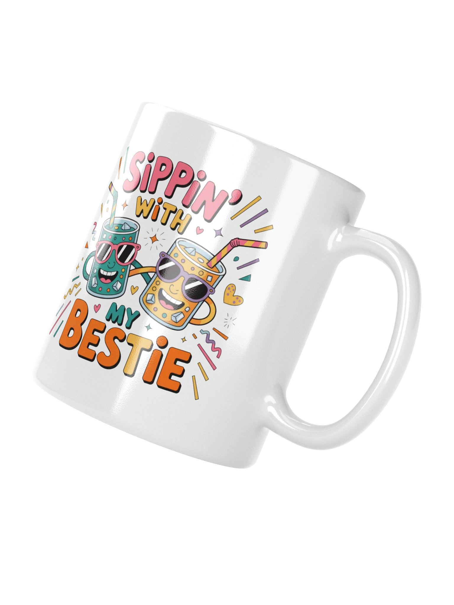 Sippin’ With My Bestie Coffee Mug product image (10)