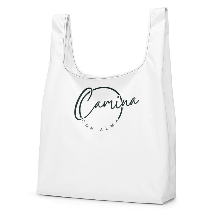 Soulful Script All-Over Print Shopping Bag product image (2)