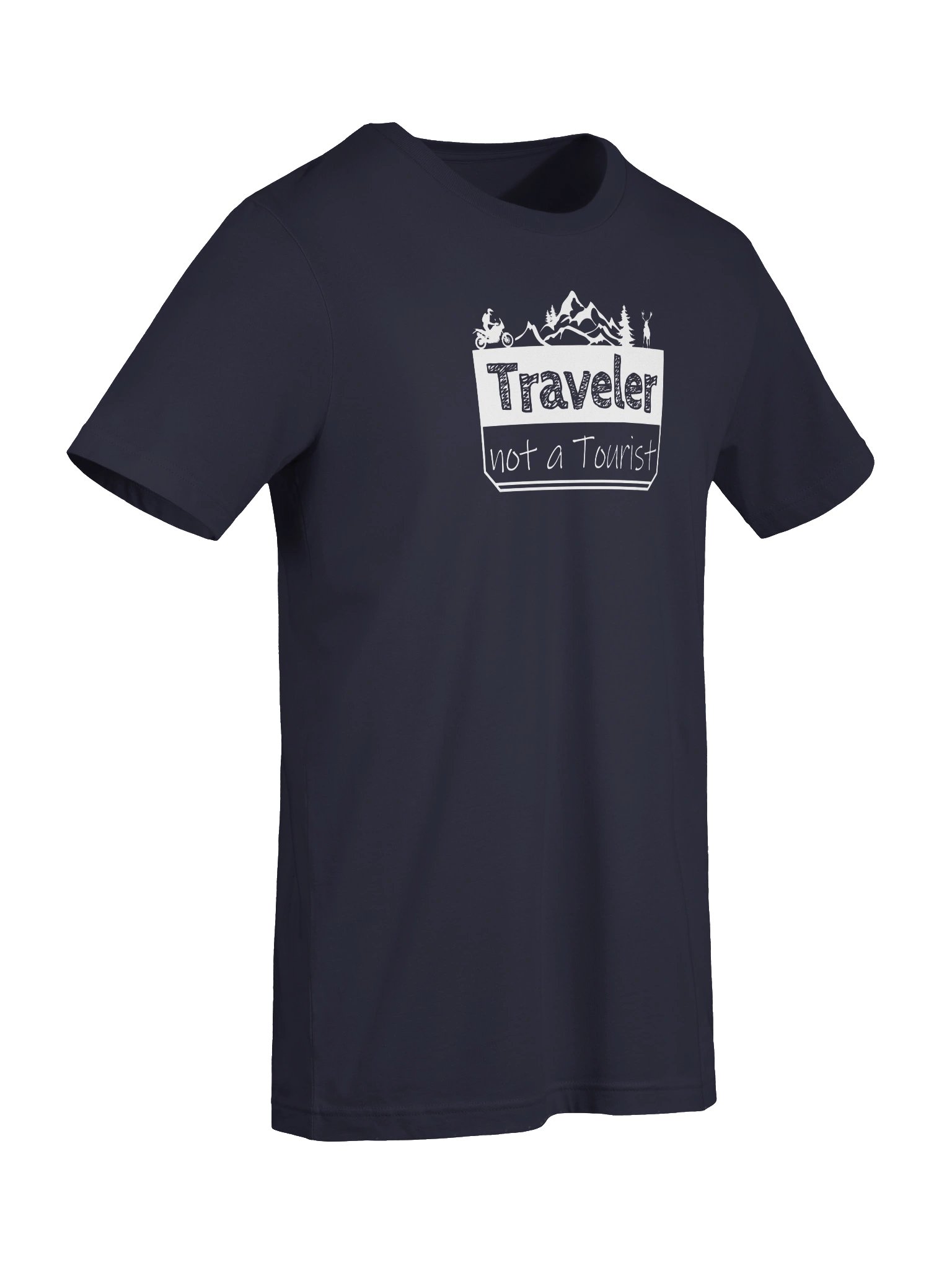WOMEN’S T-Shirt | Traveler not a Tourist (white) product image (4)