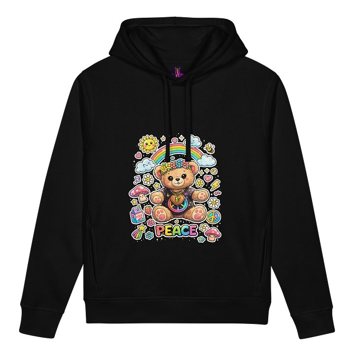 Peaceful Fayzie & Bobzie Organic Hoodie – Wear The Calm by FayzieBobs product image (1)