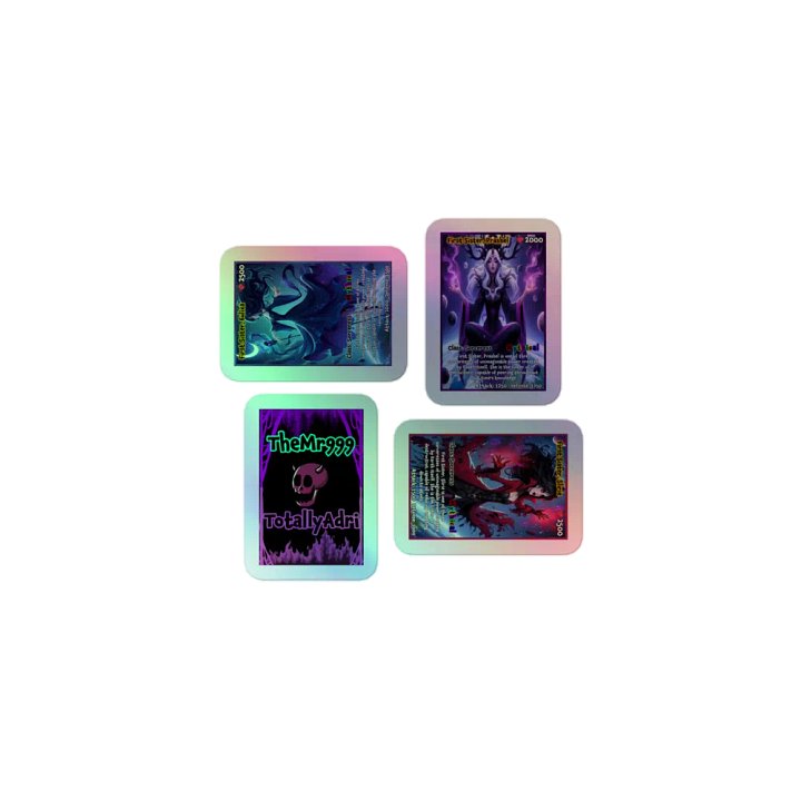 First Sisters | Hell Cardz Holographic Large 4-Pack Stickers product image (1)