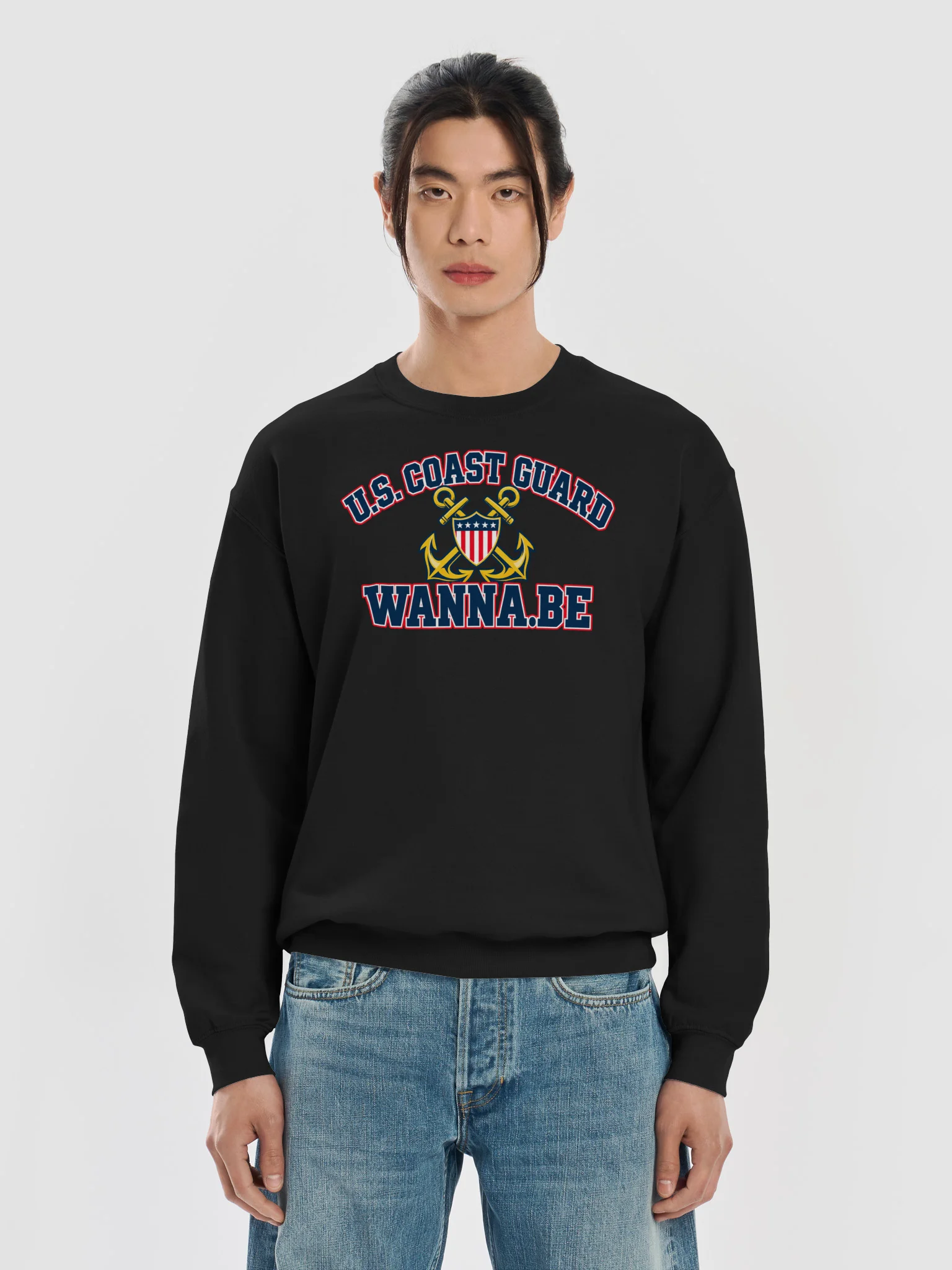 Coast Guard WANNA.BE Sweatshirt — Reporting for Pool Duty product image (10)