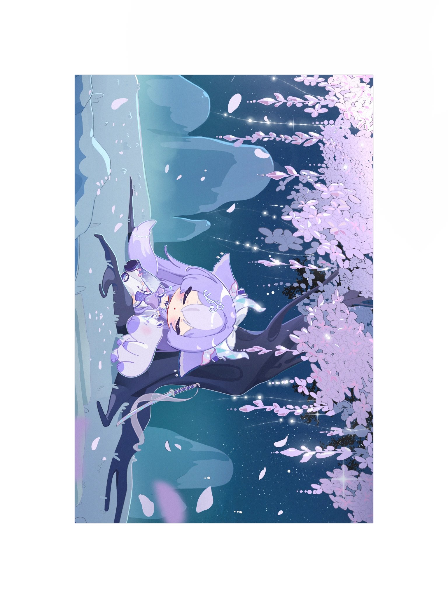 Sleepy Fox Poster product image (8)
