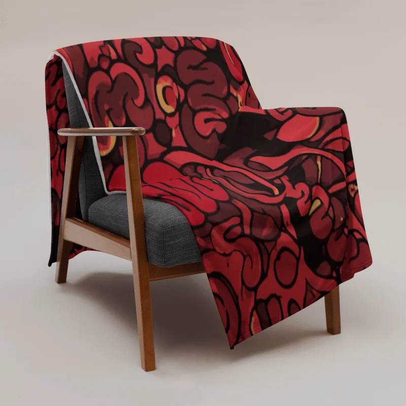 Gutz-Burgz Throw Blanket