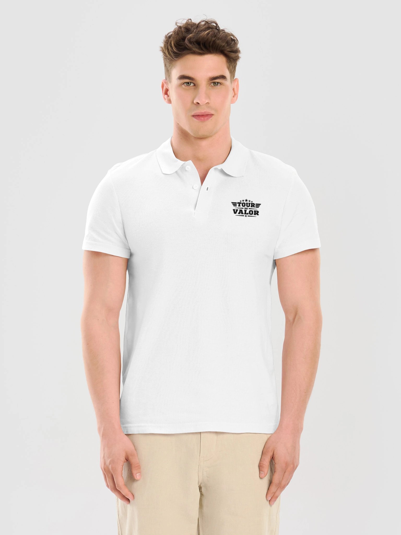 Unisex Tour de Valor Emblem Polo Shirt product image (1)