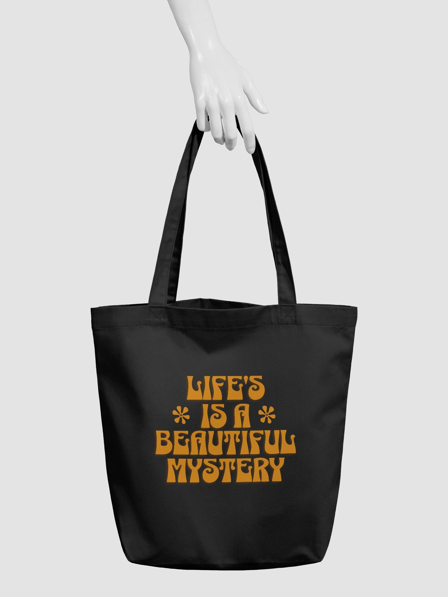 Stylish and Unique: Life's Beautiful Mystery Tote Bag product image (5)