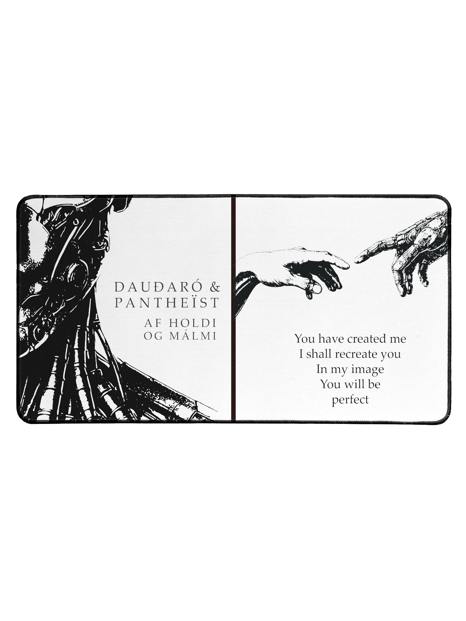 Dauðaró & Pantheïst — Af holdi og málmi Limited Edition Mousepad product image (1)