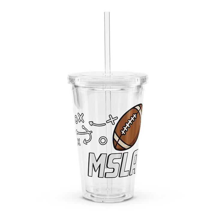 The Kickoff - Double Wall Clear Plastic Tumbler product image (2)