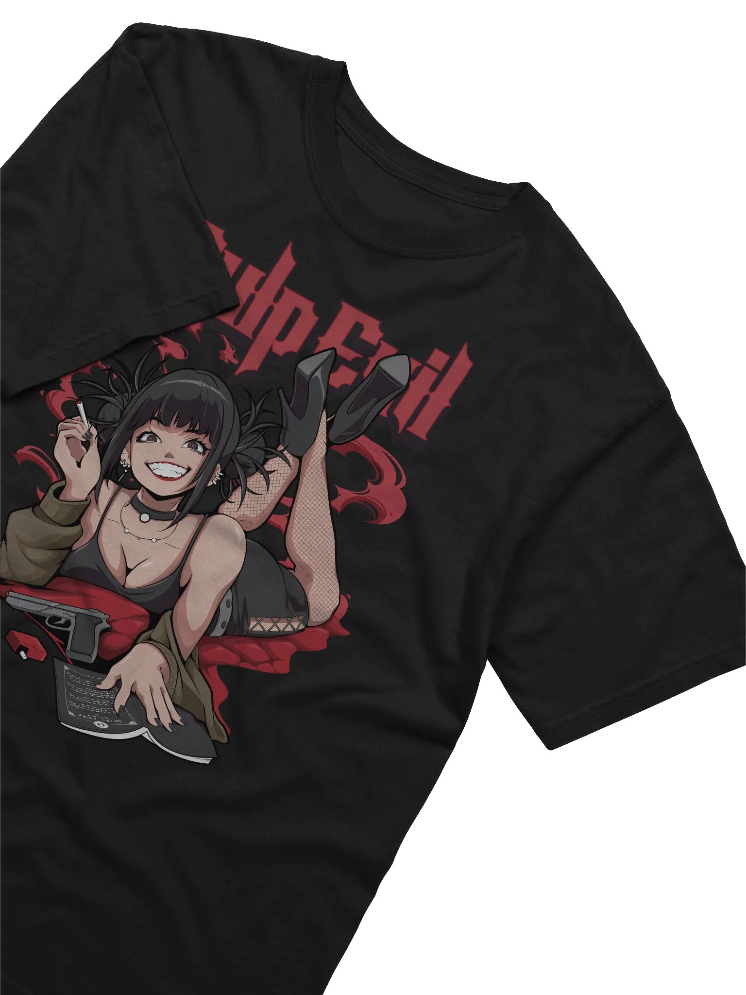 Pulp Evil Anime Girl Shirt product image (2)