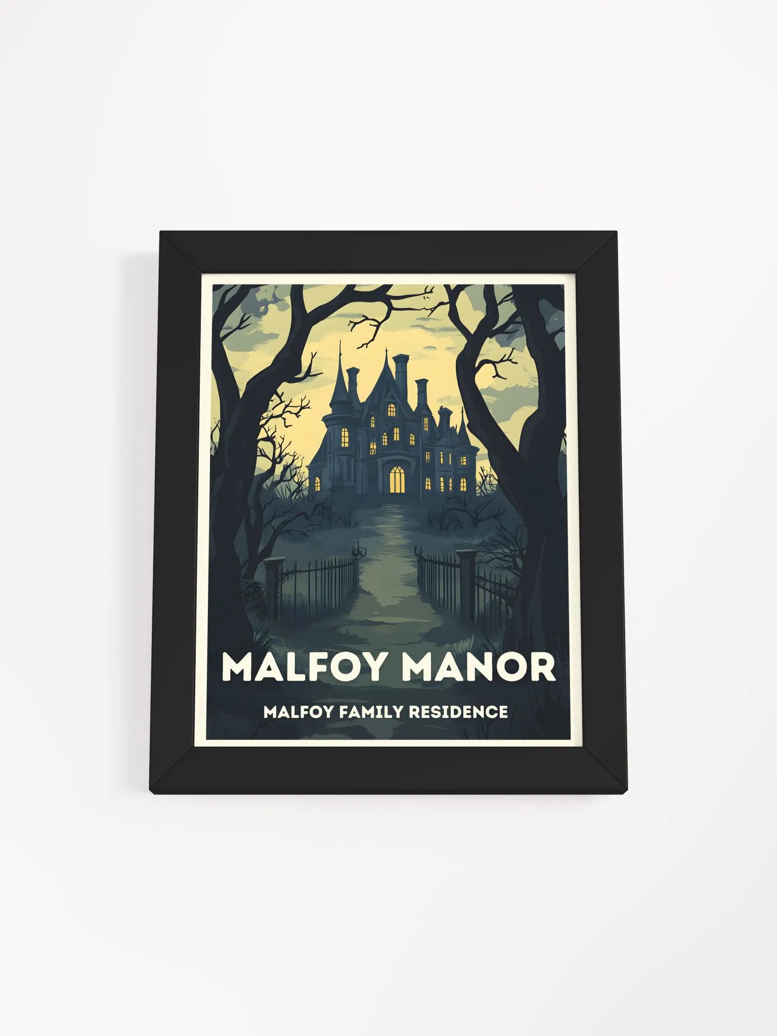 Magical Dark Manor Vintage Travel Poster product image (1)