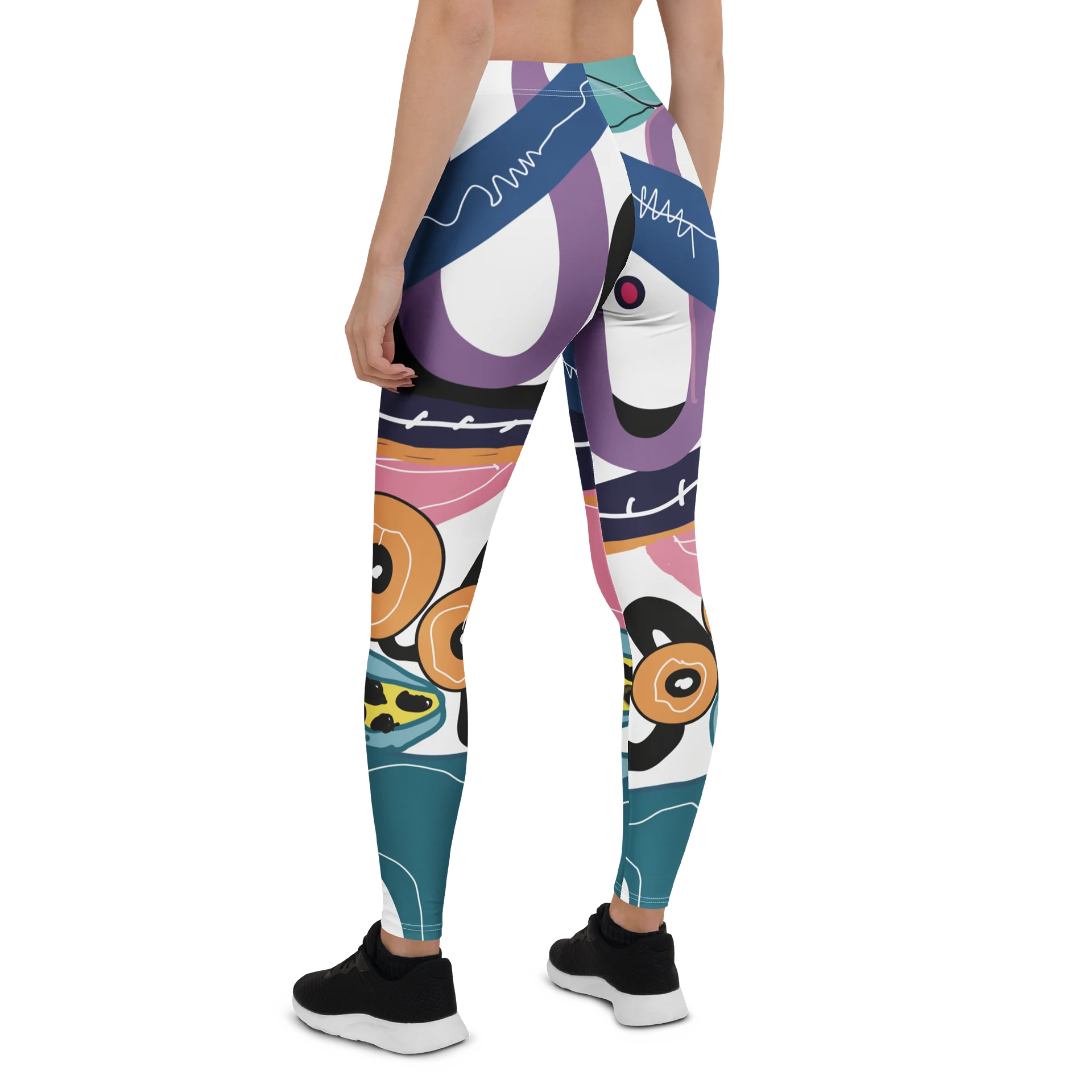 High-Waist Leggings „Intuitive Art“ product image (3)
