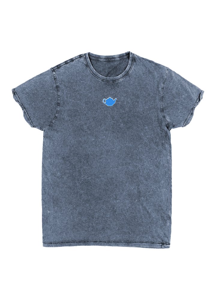 Embroidered denim look product image (2)