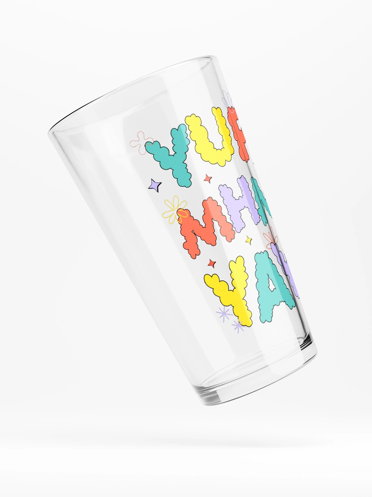 Yup Mhm Yay Shaker Glass product image (4)