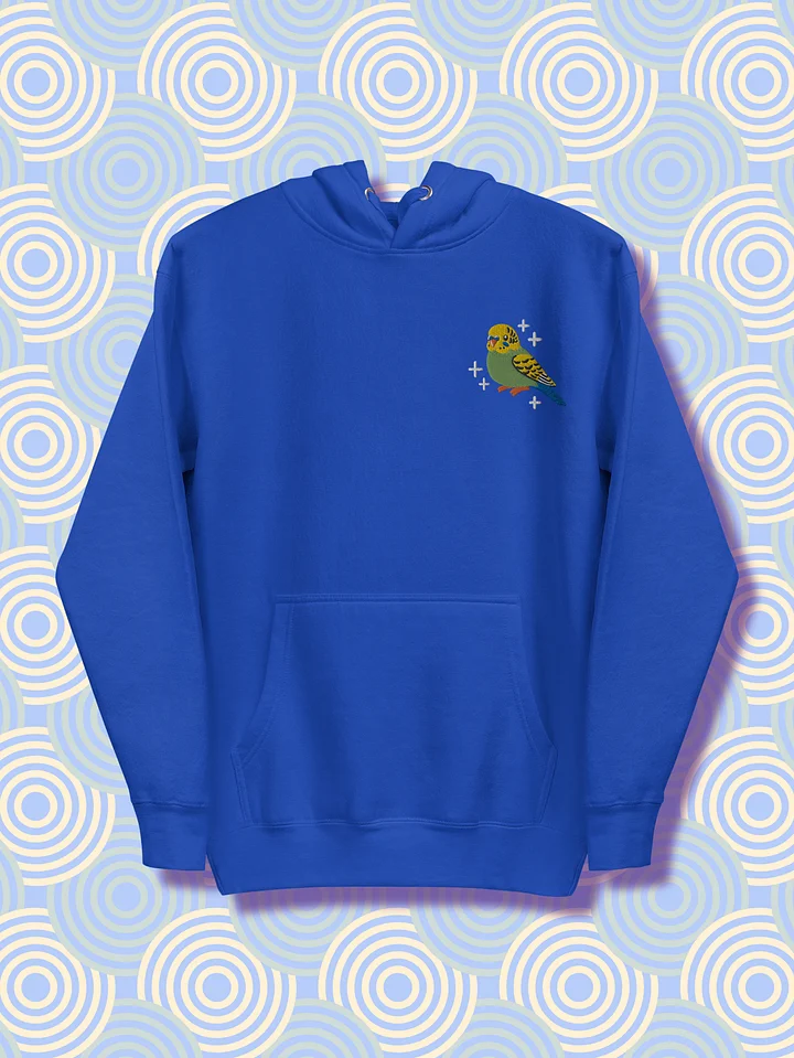 Whimsical Budgie Bliss Hoodie product image (1)