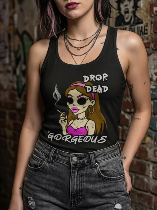 Drop Dead Gorgeous- Racerback Tank Top product image (1)