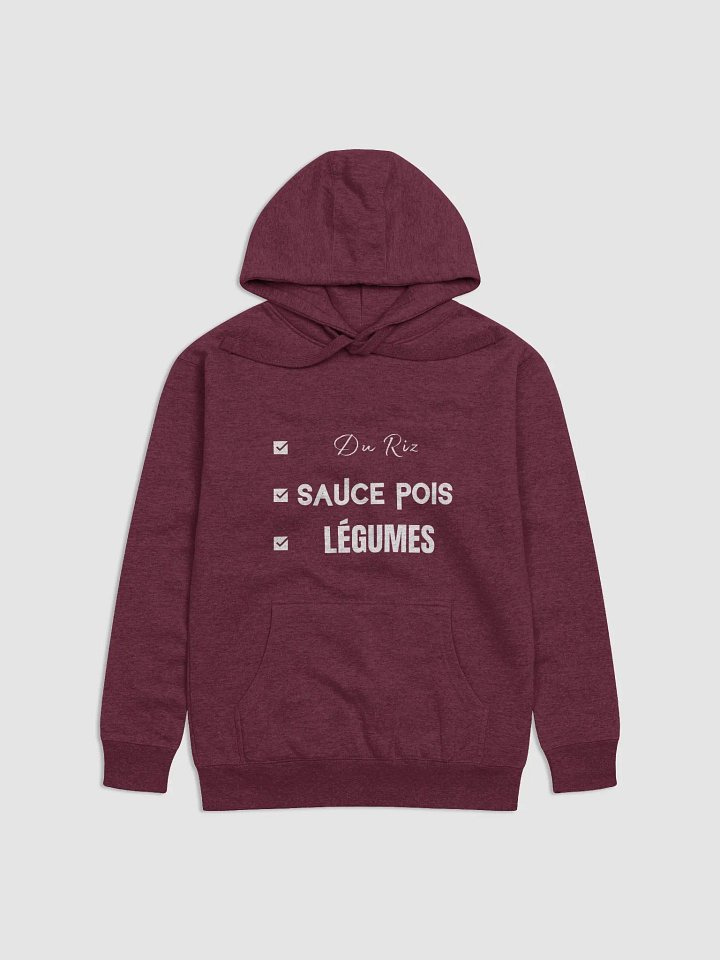 DU RIZ, SAUCE POIS, LEGUMES HOODIE product image (2)