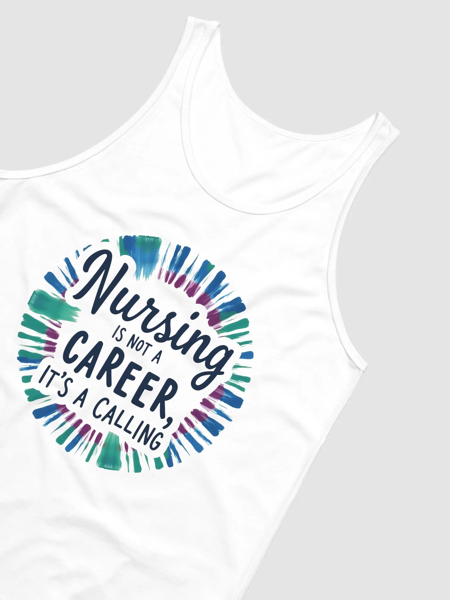 Calling Nursing Brushstroke Tank product image (4)