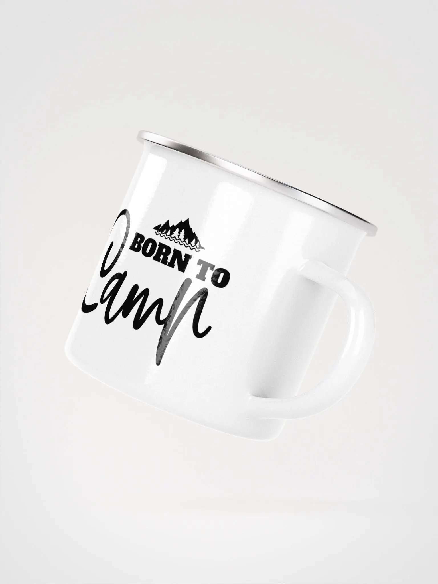 Born to Camp Enamel Mug product image (3)