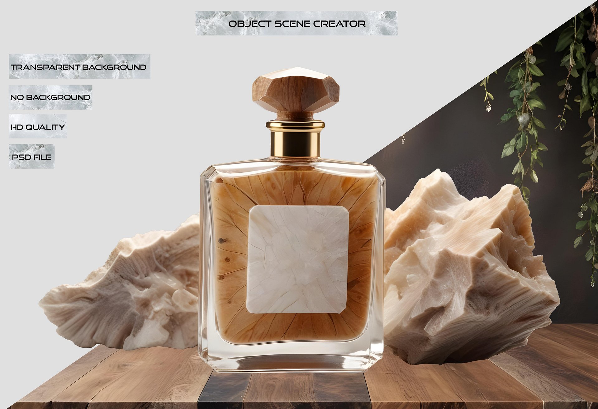 Boho Chic Perfume Bottle PNG product image (2)