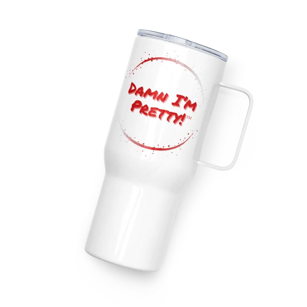Damn I'm Pretty Travel Mug - Red Circle product image (8)