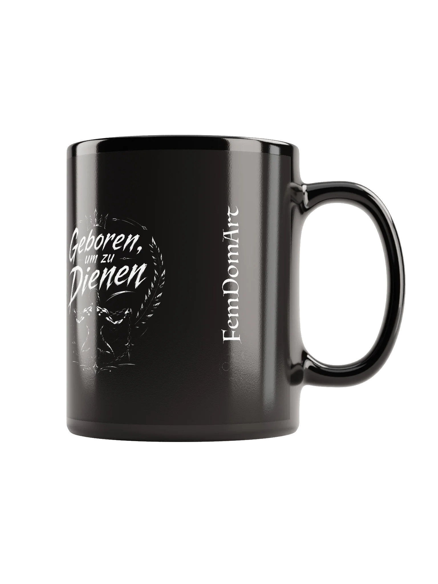 Ja, Herrin! – Geboren, um zu dienen | Dominante Statement-Tasse product image (4)