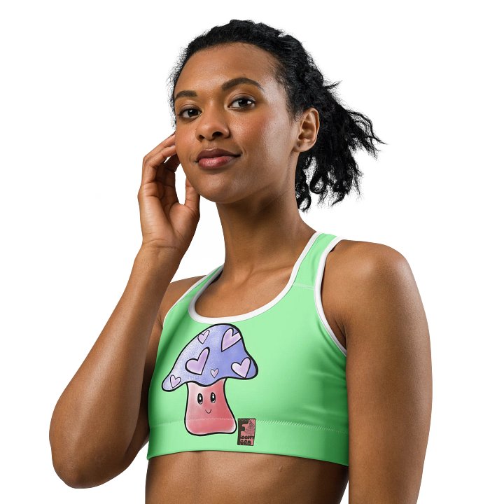 "Mushroom Love" Sports Bra product image (2)