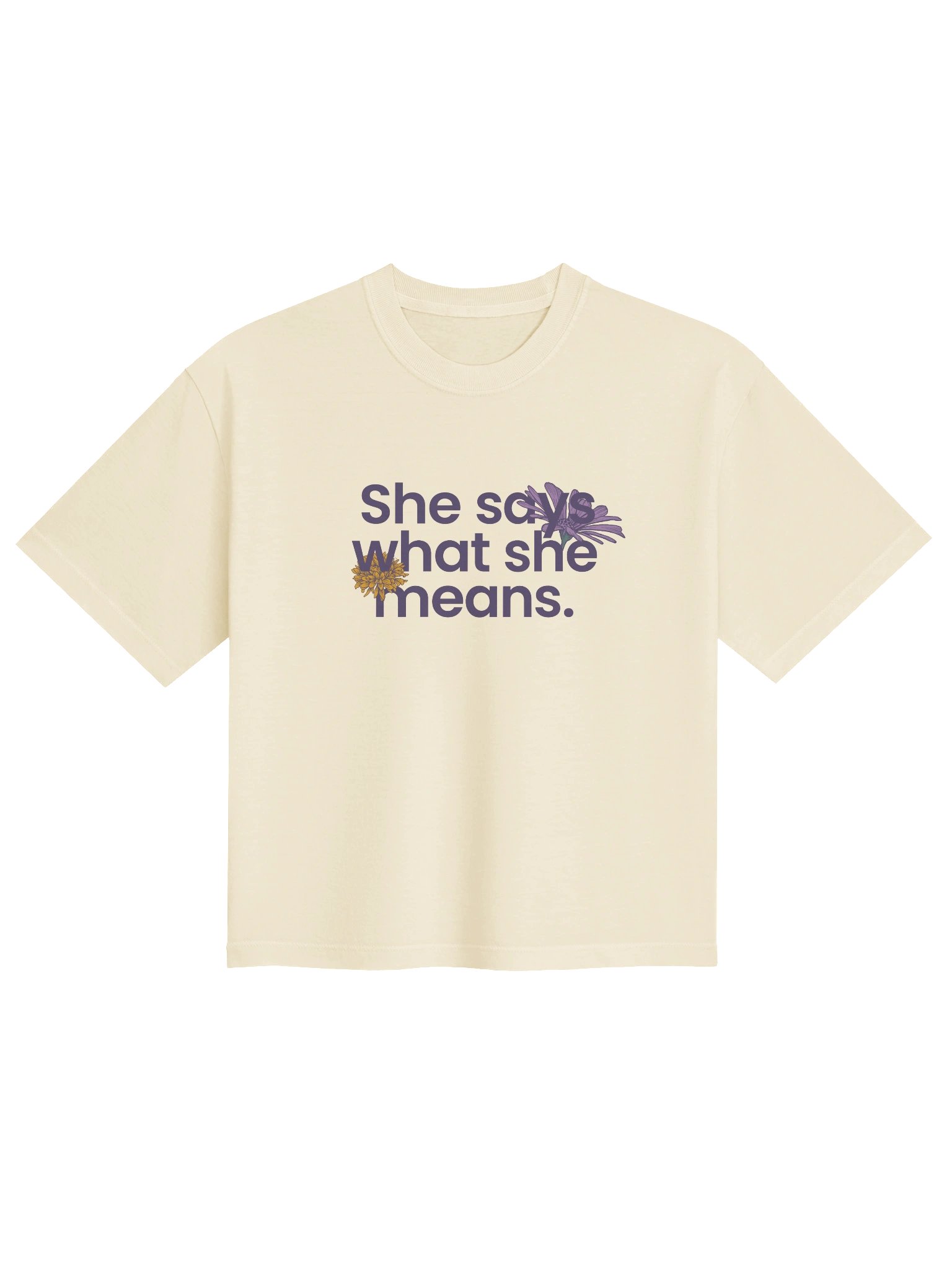 She Says Women's Light Boxy Shirt product image (1)