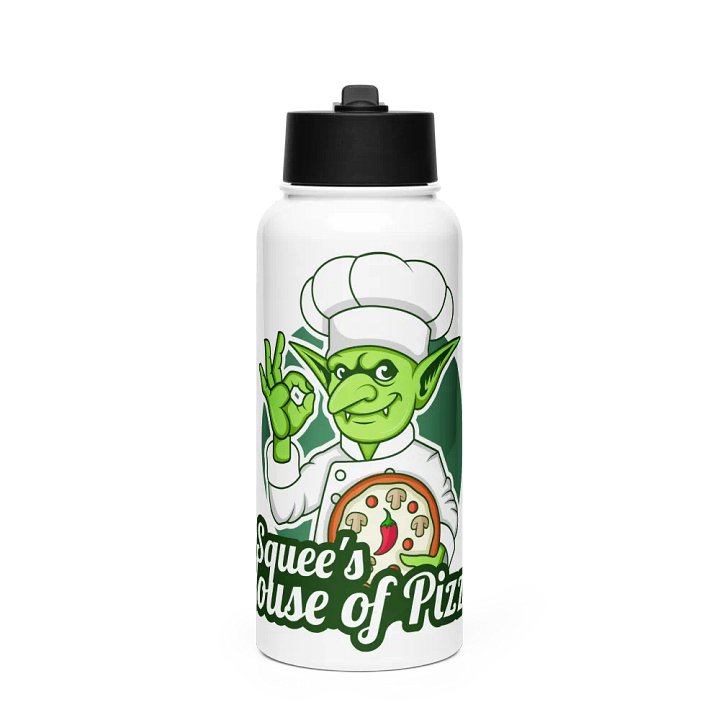 S.h.o.p. Stainless Steel Water Bottle – with Straw & Lid product image (1)