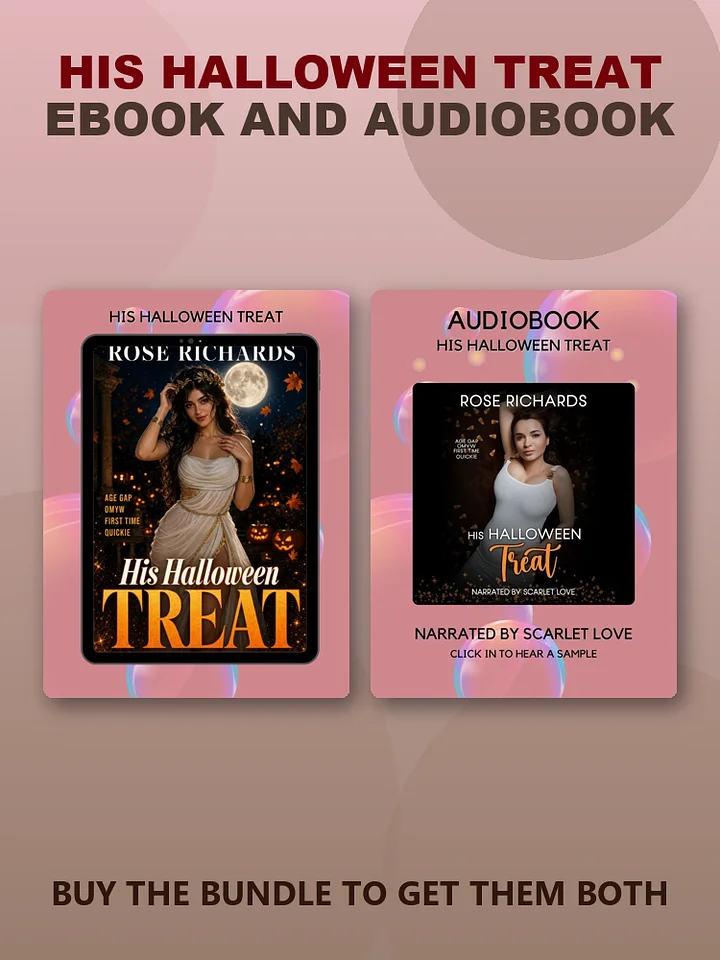 His Halloween Treat: Ebook + Audiobook Bundle product image (1)
