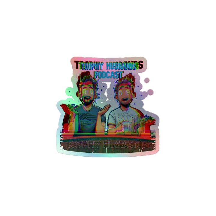 Trophy Husbands - Glitched Sticker product image (1)