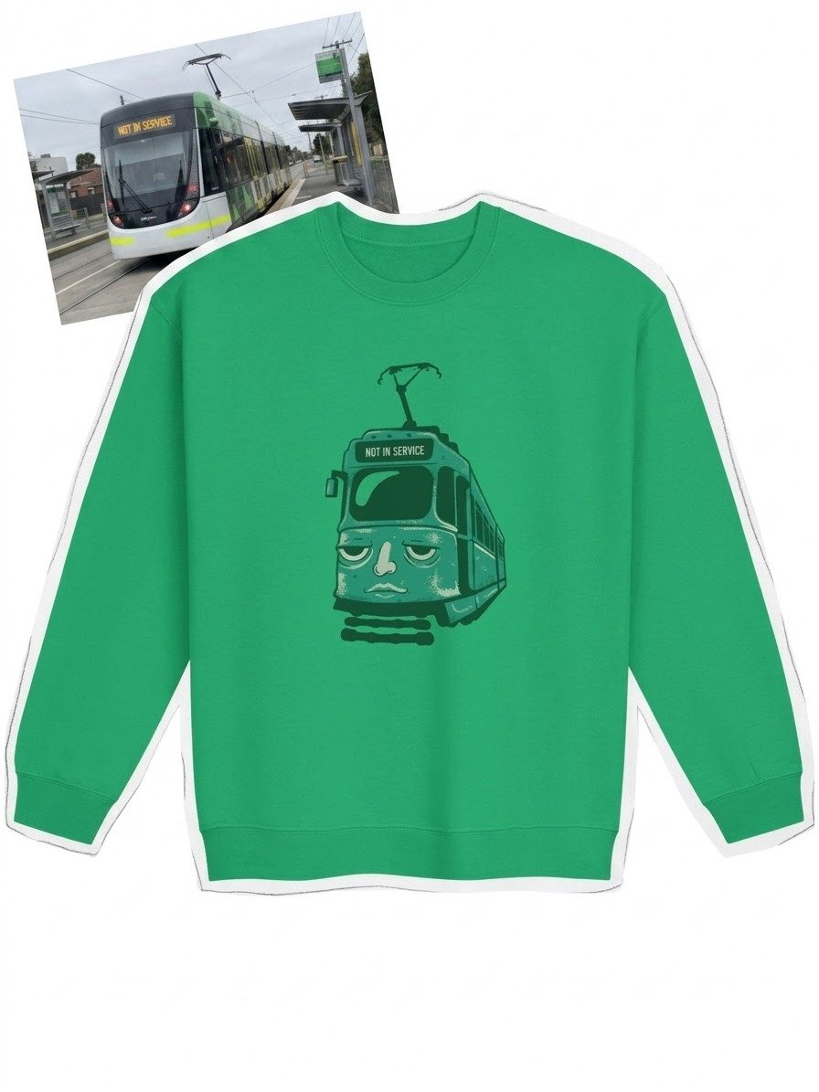 Not in Service | Heavyweight Boxy Fit Sweatshirt | End of Line product image (1)