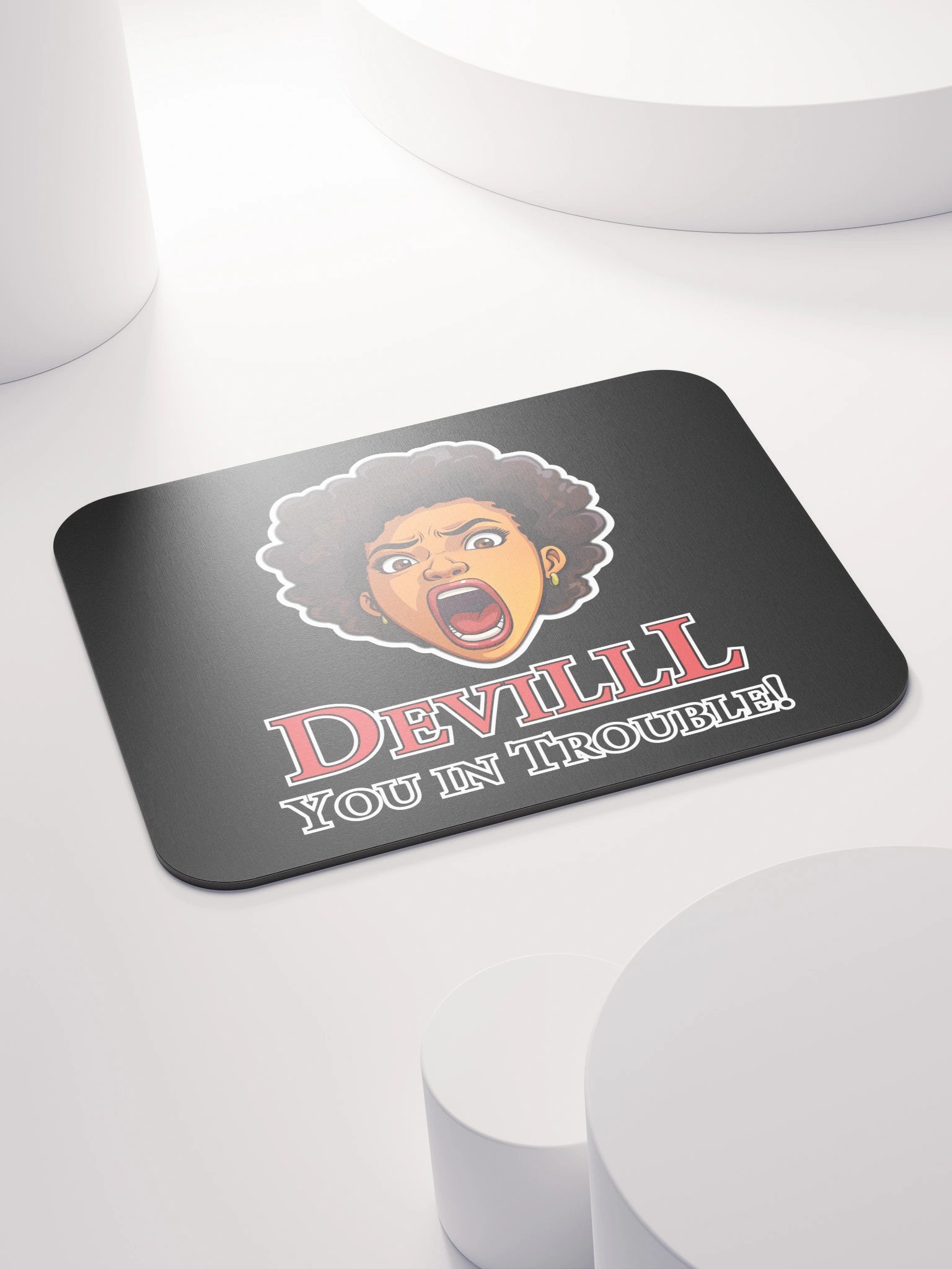 DeviLLL, You in Trouble! Blk Mouse Pad product image (4)