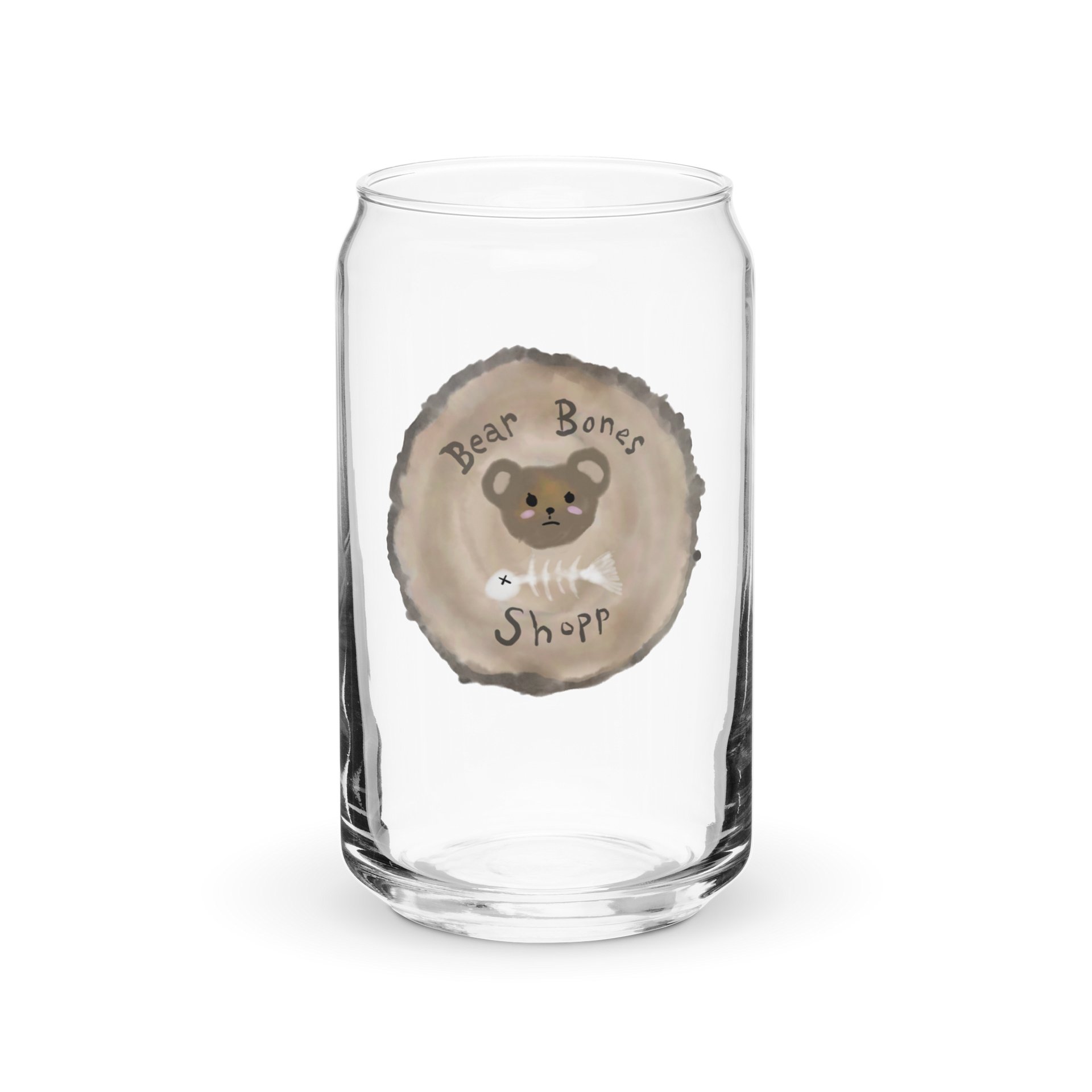Bear Bones Shopp - Can-Shaped Glass product image (2)