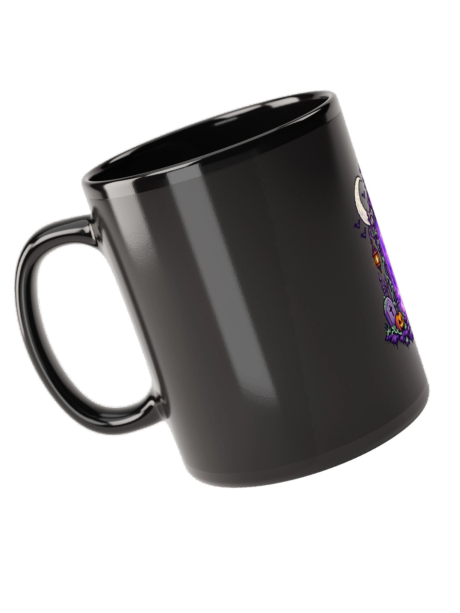 Cemetery Portal — Black Glossy Mug product image (5)