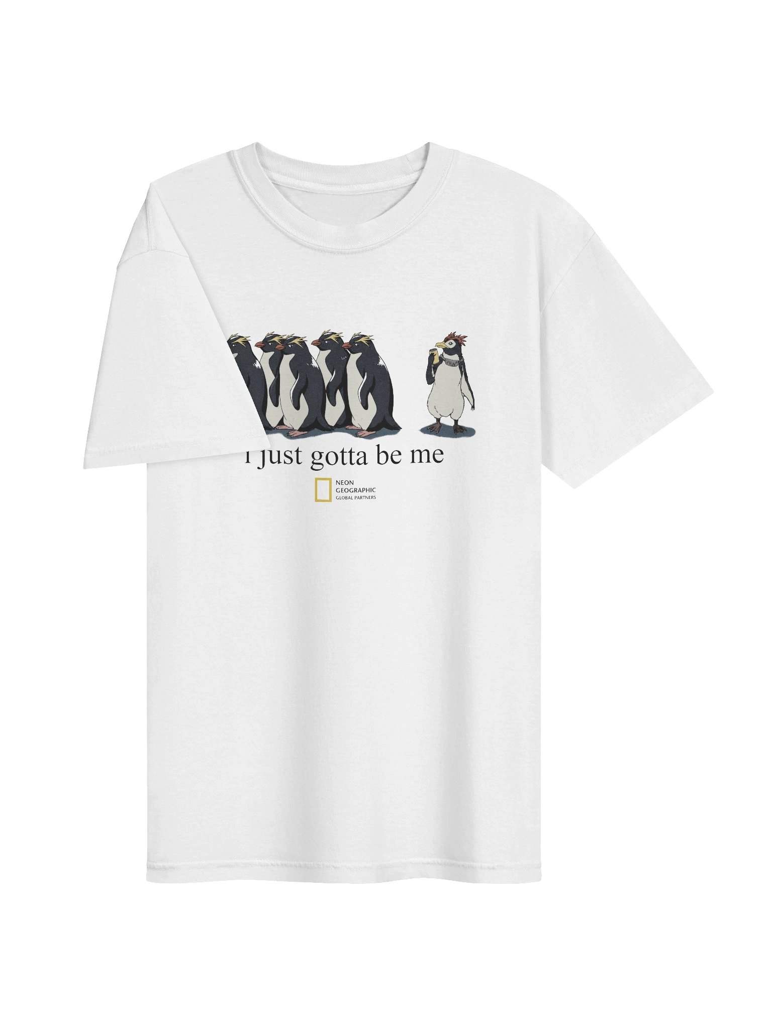 I JUST GOTTA BE ME - T-shirt. white vers. product image (2)