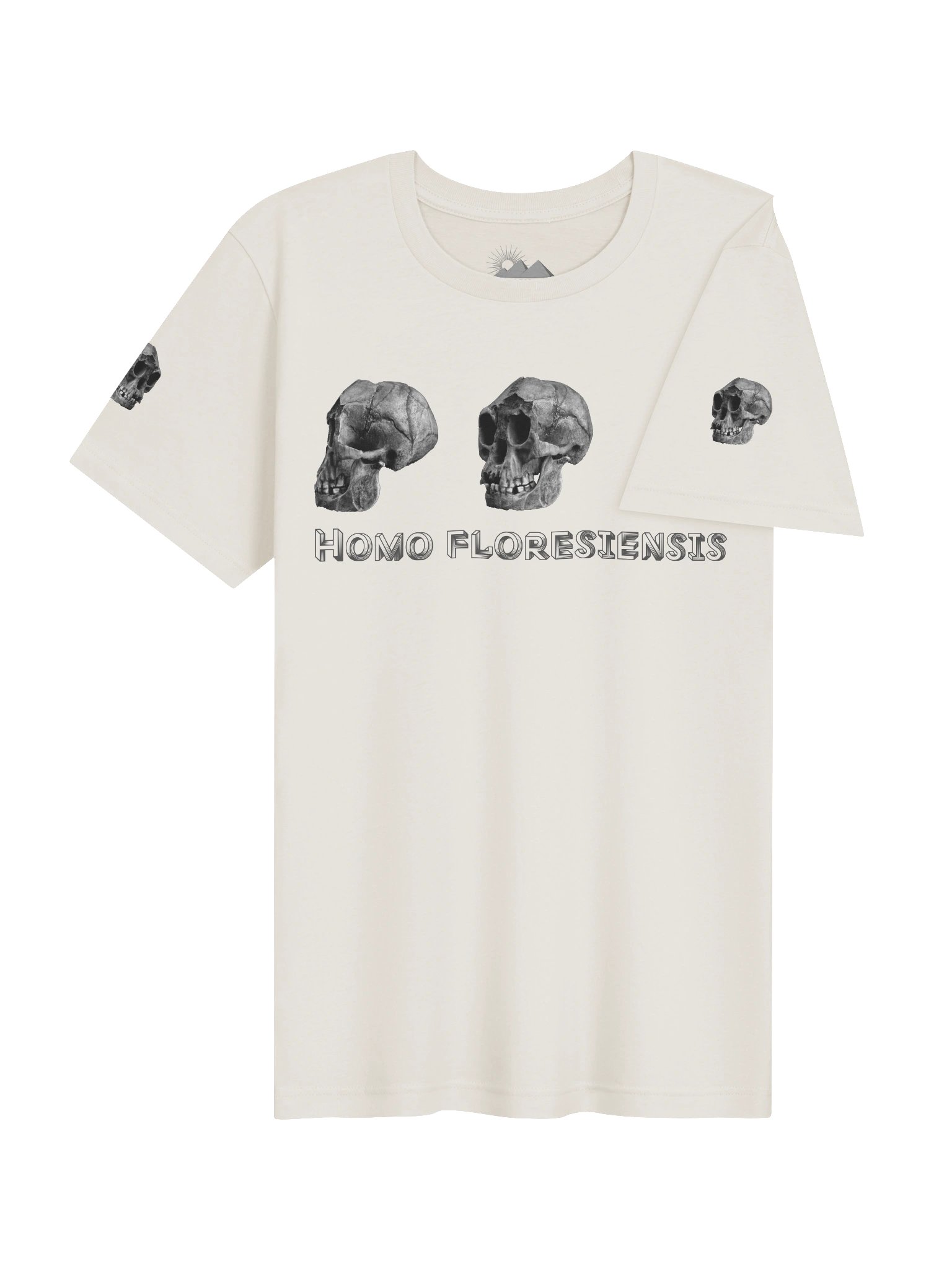 Floresiensis Fossil Skull T-Shirt Light product image (4)