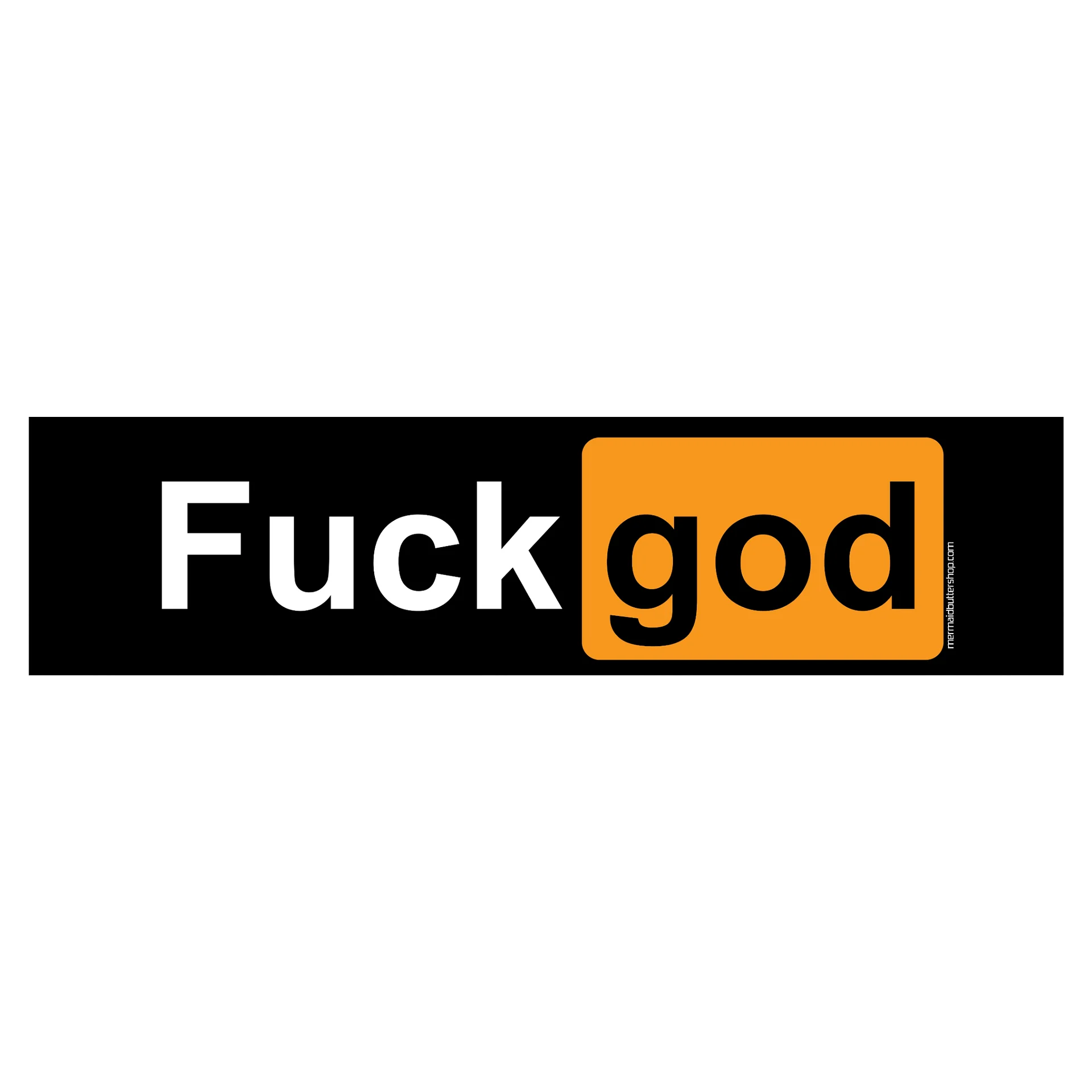 God Hub Bumper Sticker 15" product image (1)