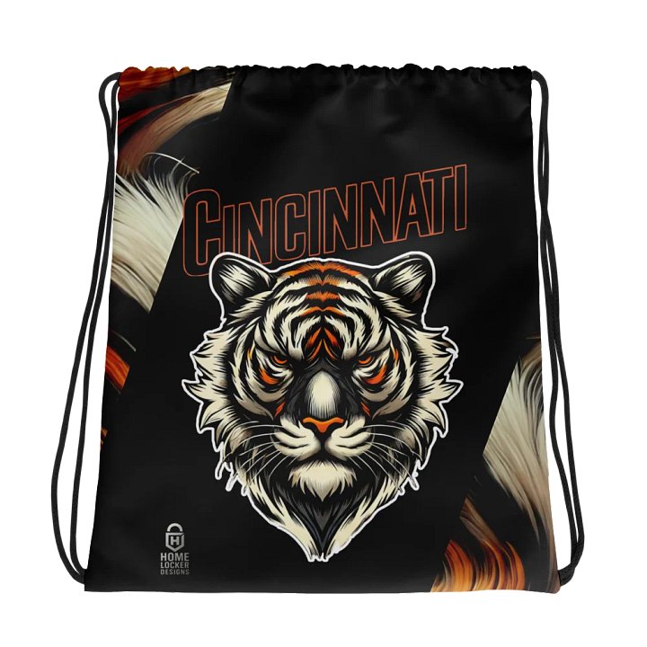 King Tiger Drawstring Backpack | Cincinnati | Football | Home Locker product image (1)