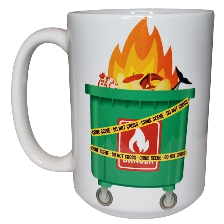 Dumpster Fire Army Mega-Mug product image (2)
