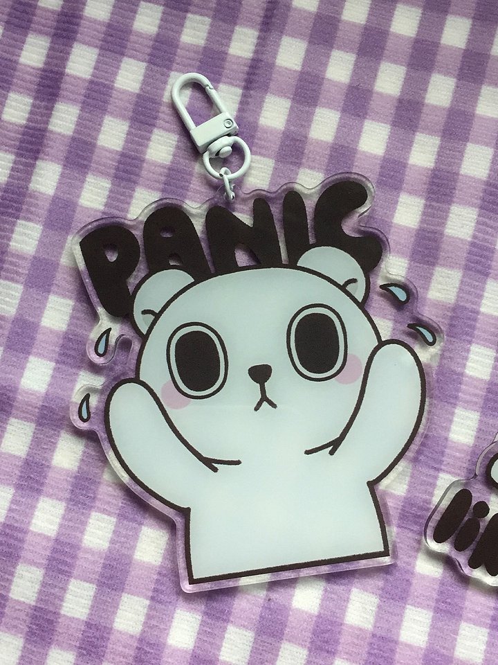 Acrylic keychain(SIZE LARGE) - emotions product image (1)